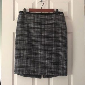 Knee length pencil skirt